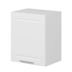 Alvinka Mutfak Modül Mbr_C Üst 1Dk1R 50-H60Cm Dolap Beyaz Beyaz Mdf
