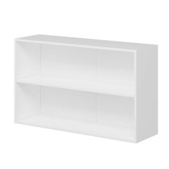Alvinka Mutfak Modül Mbr_C Üst 2Dk1R 120-H72Cm Dolap Cam Beyaz Beyaz