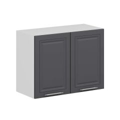 Alvinka Mutfak Modül Mbr_C Üst 2Dk1R 80-H60Cm Dolap Beyaz Antrasit