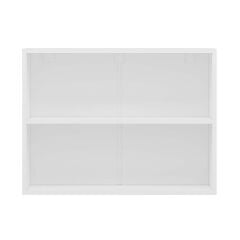 Alvinka Mutfak Modül Mbr_C Üst 2Dk1R 80-H60Cm Dolap Cam Beyaz Beyaz