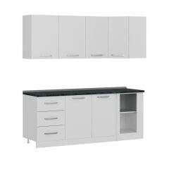 Minar 205Cm Köşe Mutfak Dolabı - Beyaz K205-B2