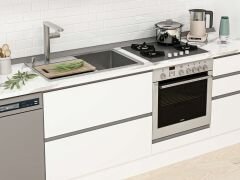 Alvinka 390X240 Cm High Gloss Mutfak Dolabı Mb-E90S50S50-2 High Gloss | Beyaz - Suntalam