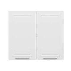 Alvinka Mutfak Modül Mbr_C Üst 2Dk1R 80-H72Cm Dolap Beyaz Beyaz