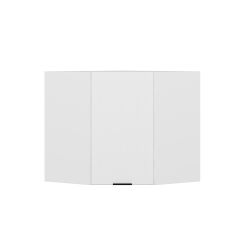 Alvinka Mutfak Modül Mbr_B Üst 1Dk1R 60-H60Cm Köşe Dolap Beyaz Beyaz Mdf