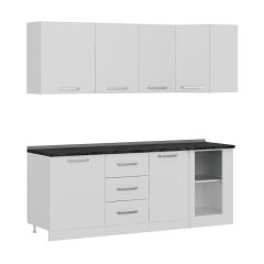 Minar 215Cm Köşe Mutfak Dolabı - Beyaz K215-B2