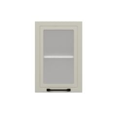 Alvinka Mutfak Modül Mbr_A Üst 1Dk1R 40-H60Cm Dolap Cam Beyaz Kumtaşı