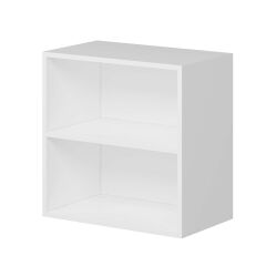 Alvinka Mutfak Modül Mbr_C Üst 1Dk1R 60-H60Cm Dolap Cam Beyaz Antrasit Mdf