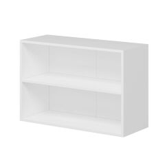 Alvinka Mutfak Modül Mbr_C Üst 2Dk1R 90-H60Cm Dolap Cam Beyaz Beyaz