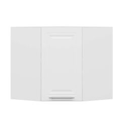 Alvinka Mutfak Modül Mbr_C Üst 1Dk1R 60-H60Cm Köşe Dolap Beyaz Beyaz Suntalam