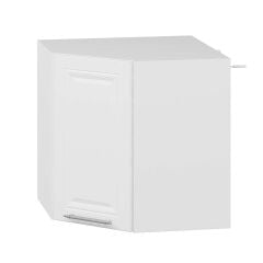 Alvinka Mutfak Modül Mbr_C Üst 1Dk1R 60-H60Cm Köşe Dolap Beyaz Beyaz Mdf