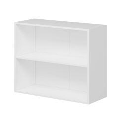 Alvinka Mutfak Modül Mbr_C Üst 2Dk1R 90-H72Cm Dolap Cam Beyaz Beyaz