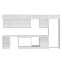 Alvinka 400X240 Cm High Gloss Mutfak Dolabı Mb-E90S50S60-3 High Gloss | Antrasit - Suntalam