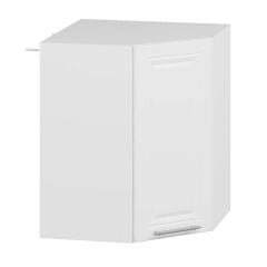 Alvinka Mutfak Modül Mbr_C Üst 1Dk1R 60-H72Cm Köşe Dolap Beyaz Beyaz Mdf