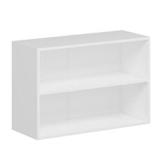 Alvinka Mutfak Modül Mbr_A Üst 2Yk1R 90-H60Cm Dolap Cam Beyaz Kumtaşı