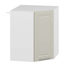 Alvinka Mutfak Modül Mbr_C Üst 1Dk1R 60-H72Cm Köşe Dolap Beyaz Kumtaşı Mdf