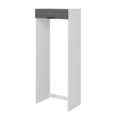 Alvinka Mutfak Modül Mbr_A 90-H222Cm Buzdolabı Beyaz Antrasit