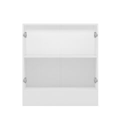 Alvinka Mutfak Modül Mbr_B Alt 2K1R 80Cm Dolap Beyaz Antrasit Suntalam