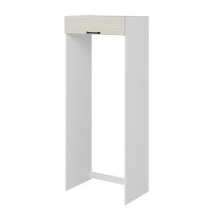 Alvinka Mutfak Modül Mbr_A 90-H222Cm Buzdolabı Beyaz Kumtaşı