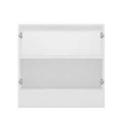 Alvinka Mutfak Modül Mbr_B Alt 2K1R 90Cm Dolap Beyaz Antrasit Suntalam