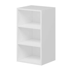 Alvinka Mutfak Modül Mbr_C Üst 1Dk2R 40-H72Cm Dolap Cam Beyaz Antrasit Suntalam