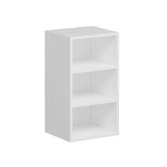 Alvinka Mutfak Modül Mbr_C Üst 1Dk2R 40-H72Cm Dolap Cam Beyaz Antrasit Mdf