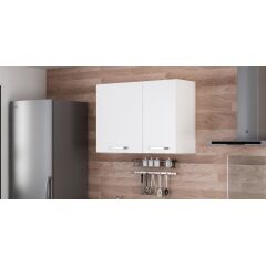 Minar 100 Cm Mutfak Dolabı Beyaz 100-B1-Üst Modül