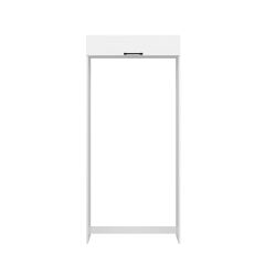 Alvinka Mutfak Modül Mbr_A 100-H222Cm Buzdolabı Beyaz Beyaz