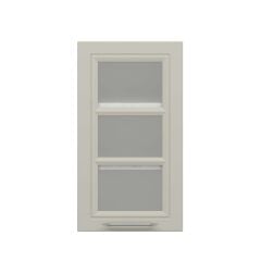 Alvinka Mutfak Modül Mbr_C Üst 1Dk2R 40-H72Cm Dolap Cam Beyaz Kumtaşı Mdf