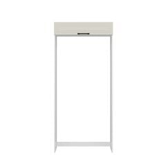 Alvinka Mutfak Modül Mbr_A 100-H222Cm Buzdolabı Beyaz Kumtaşı