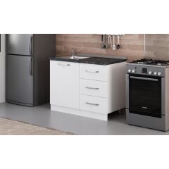 Minar 110 Cm Mutfak Dolabı Beyaz 110-B1-Alt Modül