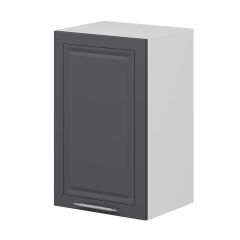 Alvinka Mutfak Modül Mbr_C Üst 1Dk2R 45-H72Cm Dolap Beyaz Antrasit Mdf