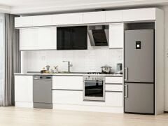 Alvinka 395X240 Cm High Gloss Mutfak Dolabı Mb-E90S60S45-3 High Gloss | Beyaz - Mdf