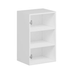 Alvinka Mutfak Modül Mbr_C Üst 1Dk2R 45-H72Cm Dolap Beyaz Kumtaşı Mdf