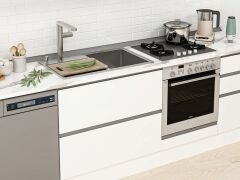 Alvinka 400X240 Cm High Gloss Mutfak Dolabı Mb-E90S60S50-1 High Gloss | Beyaz - Suntalam