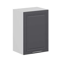 Alvinka Mutfak Modül Mbr_C Üst 1Dk2R 50-H72Cm Dolap Beyaz Antrasit Suntalam