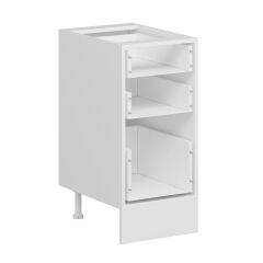 Alvinka Mutfak Modül Mbr_B Alt 3Ç1B2K Nray 40Cm Dolap Beyaz Antrasit Mdf