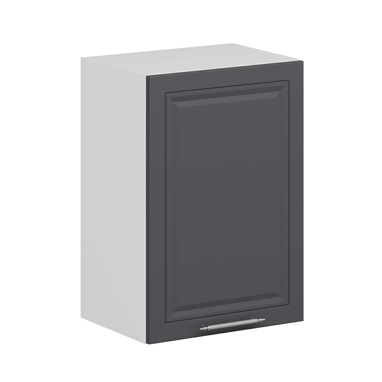 Alvinka Mutfak Modül Mbr_C Üst 1Dk2R 50-H72Cm Dolap Beyaz Antrasit Mdf