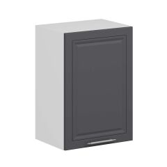 Alvinka Mutfak Modül Mbr_C Üst 1Dk2R 50-H72Cm Dolap Beyaz Antrasit Mdf