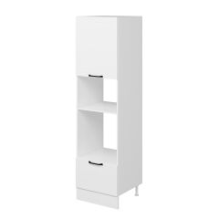 Alvinka Mutfak Modül Mbr_A 60-H222Cm Boy Ank Dolabı Beyaz Beyaz