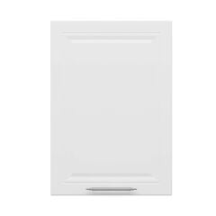 Alvinka Mutfak Modül Mbr_C Üst 1Dk2R 50-H72Cm Dolap Beyaz Beyaz Mdf