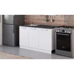 Minar 140 Cm Mutfak Dolabı Beyaz 140-B2-Alt Modül