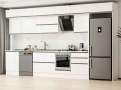 igh Gloss Mutfak Dolabı Mb-E90S60S60-2 High Gloss | Beyaz - Mdf