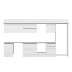 igh Gloss Mutfak Dolabı Mb-E90S60S60-2 High Gloss | Beyaz - Mdf