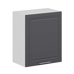 Alvinka Mutfak Modül Mbr_C Üst 1Dk2R 60-H72Cm Dolap Beyaz Antrasit Mdf