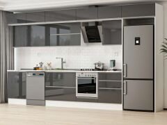 igh Gloss Mutfak Dolabı Mb-E90S60S60-2 High Gloss | Antrasit - Suntalam