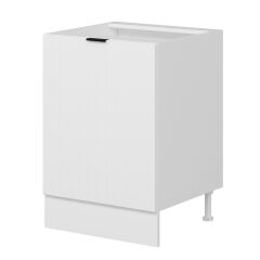 Alvinka Mutfak Modül Mbr_B Alt 1K1R 60Cm Dolap Beyaz Beyaz