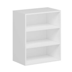 Alvinka Mutfak Modül Mbr_C Üst 1Dk2R 60-H72Cm Dolap Cam Beyaz Antrasit Mdf