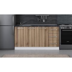 Minar 160 Cm Mutfak Dolabı Beyaz Dore 160-D1-Alt Modül