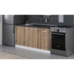 Minar 160 Cm Mutfak Dolabı Beyaz Dore 160-D1-Alt Modül