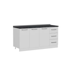 Minar 165 Cm Mutfak Dolabı Beyaz 165-B1-Alt Modül